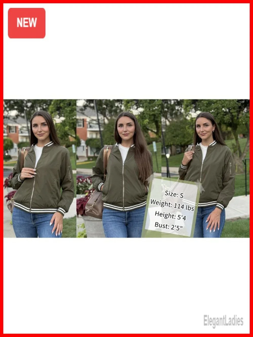 Women's Lightweight Quilted Bomber Jacket Zip Up Casual Coat with Pockets